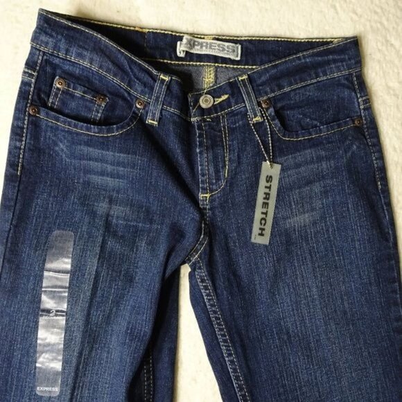 New EXPRESS Sarula Jeans Size Precision Cut Size 2R - Picture 1 of 6